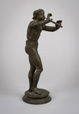 18th Century Grand Tour Bronze 'Pan' Greek God Statue - Harrington Antiques