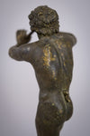 18th Century Grand Tour Bronze 'Pan' Greek God Statue - Harrington Antiques