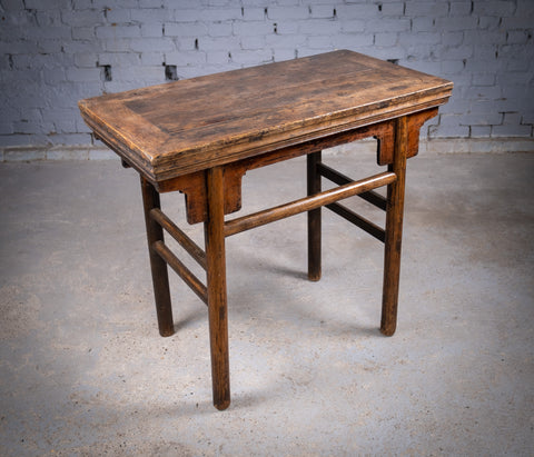 19th Century Chinese Elm Altar Table - Harrington Antiques