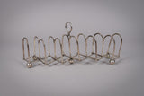 19th Century Concertina / Expanding Silver Plated 7-Bar Toast Rack - Harrington Antiques