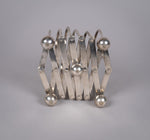 19th Century Concertina / Expanding Silver Plated 7-Bar Toast Rack - Harrington Antiques