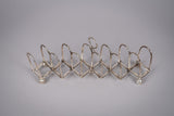 19th Century Concertina / Expanding Silver Plated 7-Bar Toast Rack - Harrington Antiques