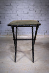 19th Century Ebonised & Gilt Faux Bamboo Folding Table By William Whiteley, London. - Harrington Antiques