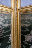 19th Century Giltwood & Bevelled Glass Three Leaf Folding Screen. - Harrington Antiques