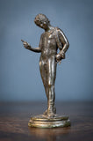 19th Century Grand Tour Narcissus Bronze - Harrington Antiques