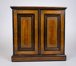 19th Century Inlaid Mahogany Drop Front Stationary Box, c.1880. - Harrington Antiques