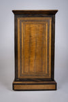 19th Century Inlaid Mahogany Drop Front Stationary Box, c.1880. - Harrington Antiques