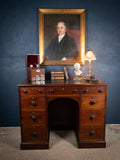 19th Century Mahogany Estate Desk, c.1860 - Harrington Antiques