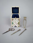 19th Century Mother Of Pearl Necessaire / Sewing Set - Harrington Antiques