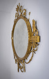 19th Century Neo-Classical Oval Gilt Sphynx Mirror (Royal Provenance) - Harrington Antiques
