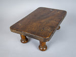 19th Century Oak Candle Stand / Country Stool. - Harrington Antiques