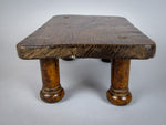 19th Century Oak Candle Stand / Country Stool. - Harrington Antiques