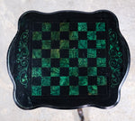 19th Century Oak & Malachite Chess Table - Harrington Antiques