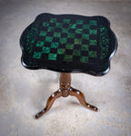 19th Century Oak & Malachite Chess Table - Harrington Antiques