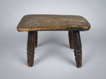 19th Century Oak Rectangular Milking / Dairy Stool - Harrington Antiques