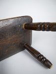 19th Century Oak Rectangular Milking / Dairy Stool - Harrington Antiques