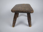 19th Century Oak Rectangular Milking / Dairy Stool - Harrington Antiques