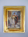19th Century Oil On Board - Romeo & Juliet On Balcony. - Harrington Antiques