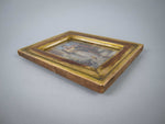 19th Century Oil On Board - Romeo & Juliet On Balcony. - Harrington Antiques