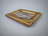 19th Century Oil On Board - Romeo & Juliet On Balcony. - Harrington Antiques