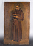 19th Century Oil On Canvas - The Friar - Harrington Antiques