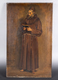 19th Century Oil On Canvas - The Friar - Harrington Antiques