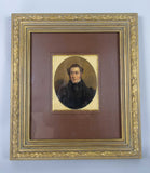 19th Century Oil Portrait Of A Gentleman, Titled and Dated 'Edward Cookbarn, 1848'. - Harrington Antiques