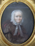 19th Century Pastel Portrait Of A Seated Lady In Gilt Frame - Harrington Antiques