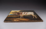 19th Century Prize Bull Portrait. English School. Oil On Canvas. - Harrington Antiques