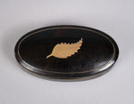 19th Century Tortoiseshell & Gilt Metal 'Leaf' Snuff Box. - Harrington Antiques