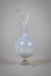 19th Century Venetian Revivalist Hand Blown Opalescent Glass Ewer, c.1890 - Harrington Antiques