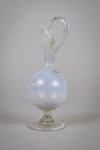 19th Century Venetian Revivalist Hand Blown Opalescent Glass Ewer, c.1890 - Harrington Antiques