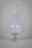 19th Century Venetian Revivalist Hand Blown Opalescent Glass Ewer, c.1890 - Harrington Antiques