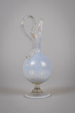 19th Century Venetian Revivalist Hand Blown Opalescent Glass Ewer, c.1890 - Harrington Antiques