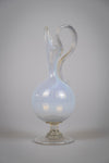 19th Century Venetian Revivalist Hand Blown Opalescent Glass Ewer, c.1890 - Harrington Antiques