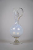 19th Century Venetian Revivalist Hand Blown Opalescent Glass Ewer, c.1890 - Harrington Antiques