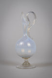 19th Century Venetian Revivalist Hand Blown Opalescent Glass Ewer, c.1890 - Harrington Antiques