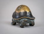 19th Century Verdigris Bronze Chinese Turtle. - Harrington Antiques