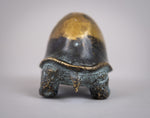 19th Century Verdigris Bronze Chinese Turtle. - Harrington Antiques