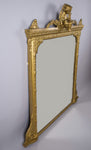 19th Century Victorian Gilt Gesso Putti / Cherub Overmantel Mirror - Harrington Antiques