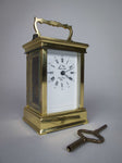 20th Century L'Epee French Brass Carriage Clock With 8 Day Movement. - Harrington Antiques