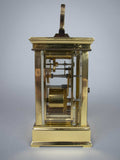 20th Century L'Epee French Brass Carriage Clock With 8 Day Movement. - Harrington Antiques