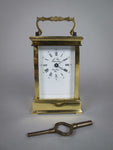 20th Century L'Epee French Brass Carriage Clock With 8 Day Movement. - Harrington Antiques