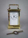 20th Century L'Epee French Brass Carriage Clock With 8 Day Movement. - Harrington Antiques