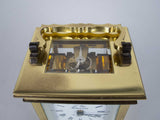 20th Century L'Epee French Brass Carriage Clock With 8 Day Movement. - Harrington Antiques