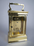 20th Century L'Epee French Brass Carriage Clock With 8 Day Movement. - Harrington Antiques