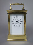 20th Century L'Epee French Brass Carriage Clock With 8 Day Movement. - Harrington Antiques