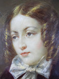 20th Century Portrait Of A Lady, Signed D. Adams. Oil On Canvas. - Harrington Antiques