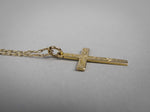 9 Carat Gold Crucifix / Cross Necklace by Georg Jensen Ltd, London, 1967. - Harrington Antiques