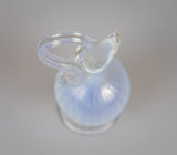 19th Century Venetian Revivalist Hand Blown Opalescent Glass Ewer, c.1890